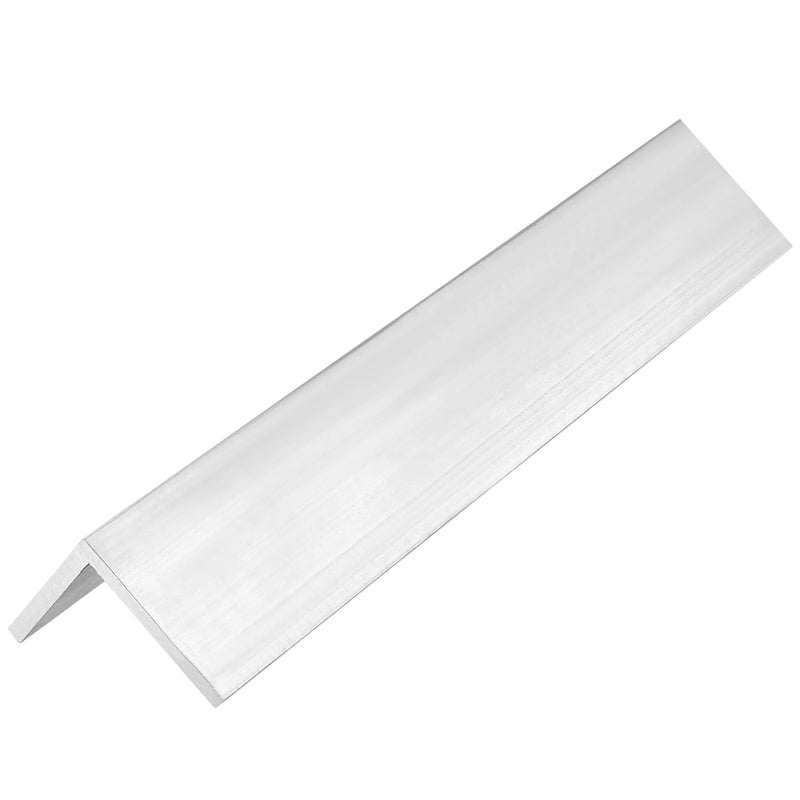 HAKZEON 3 PCS 12 Inch Aluminum Angle Stock, 2.4 x 2.4 x 1/4 Inch Aluminum Angle, 6061 Angle Aluminum Corner 90 Degree for Architecture Construction and Industry Applications - Image 4